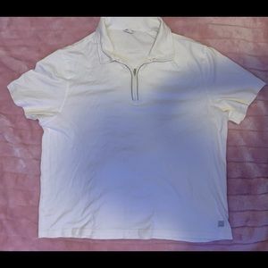 Calvin Klein zip up collared shirt